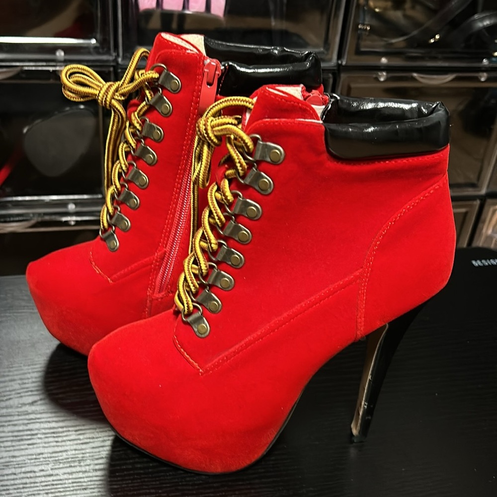 Red High heels